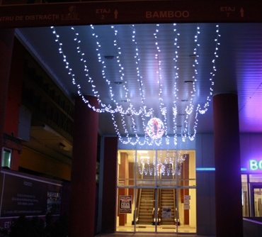 Iluminat decorativ Turda, instalație luminoasă festivă 16 din 19