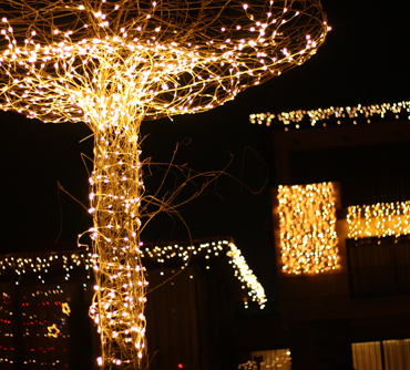 Iluminat decorativ Turda, instalație luminoasă festivă 19 din 19